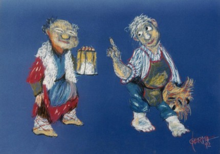 Illustratief Mannetjes 1 Blauw 1992